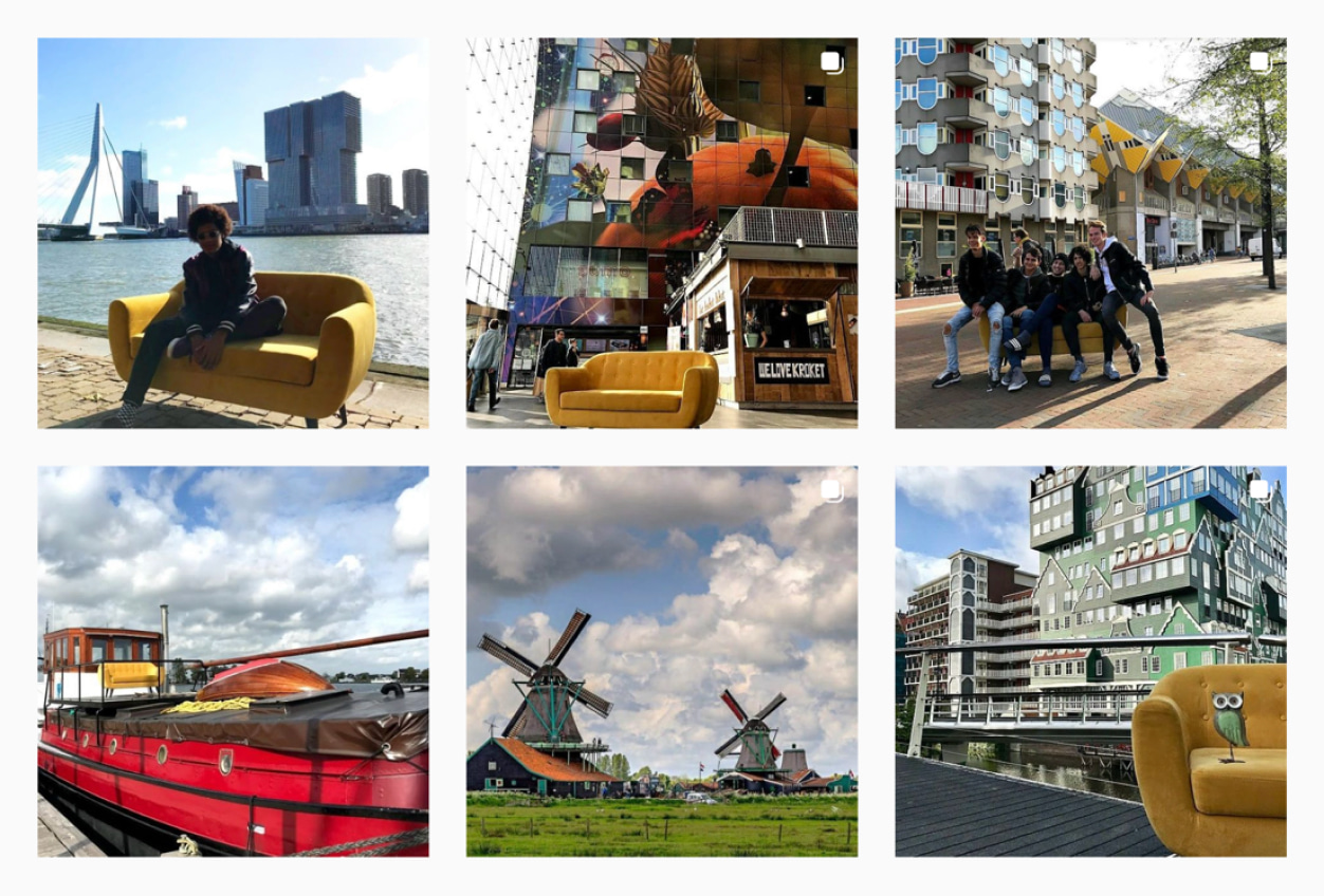 Фотографии дивана в Роттердаме